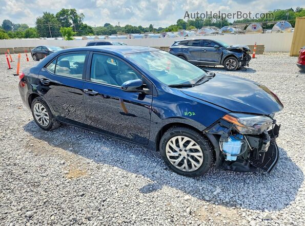 2T1BURHE2KC185307 2019 TOYOTA COROLLA Синий Передняя правая четверть