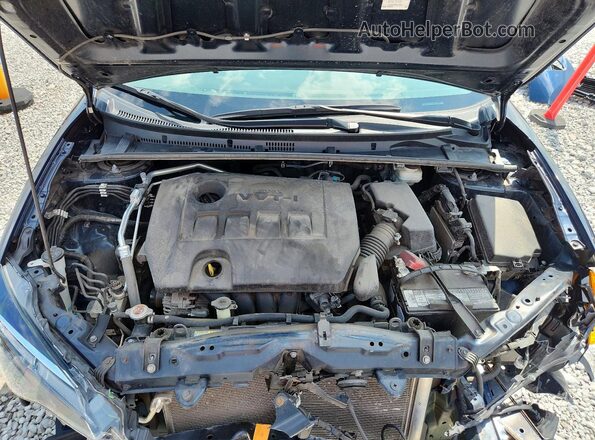 2T1BURHE2KC185307 2019 TOYOTA COROLLA Синий Вид задней части салона