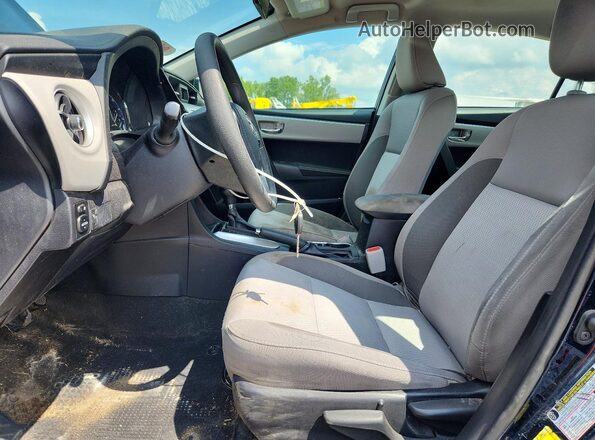 2T1BURHE2KC185307 2019 TOYOTA COROLLA Синий Вид салона спереди