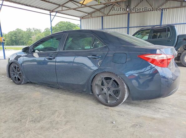 2T1BURHE2KC191804 2019 TOYOTA COROLLA Blue Trasero izquierdo
