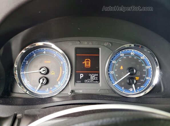 2T1BURHE2KC191804 2019 TOYOTA COROLLA Blue Vista del cuadro de instrumentos