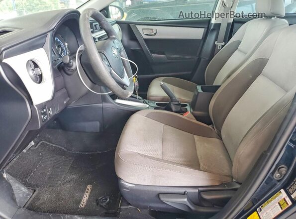 2T1BURHE2KC191804 2019 TOYOTA COROLLA Blue Vista interior delantera