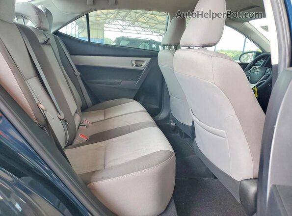 2T1BURHE2KC191804 2019 TOYOTA COROLLA Blue Vista de los asientos traseros