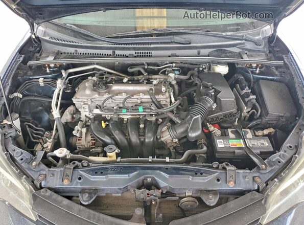 2T1BURHE2KC191804 2019 TOYOTA COROLLA Blue Vista interior trasera