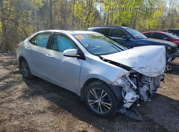 2T1BURHE2KC205751 2019 TOYOTA COROLLA Silver Front right