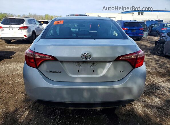 2T1BURHE2KC205751 2019 TOYOTA COROLLA Silver Rear view