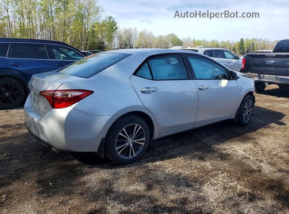 2T1BURHE2KC205751 2019 TOYOTA COROLLA Silver Rear right