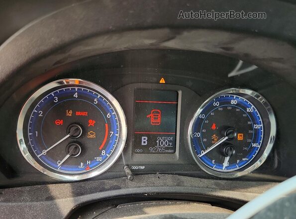 2T1BURHE2KC218208 2019 TOYOTA COROLLA Silver Սարքավորումների վահանակի տեսք
