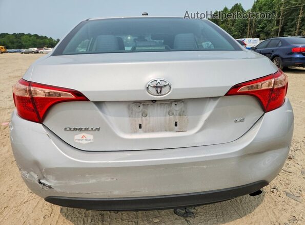 2T1BURHE2KC218208 2019 TOYOTA COROLLA Silver Հետևի տեսք