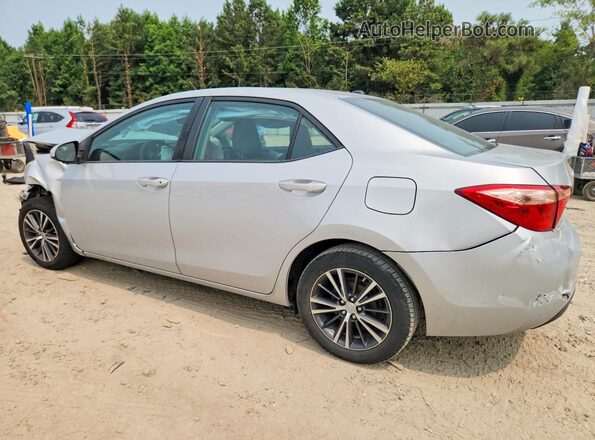 2T1BURHE2KC218208 2019 TOYOTA COROLLA Silver Հետևի ձախ