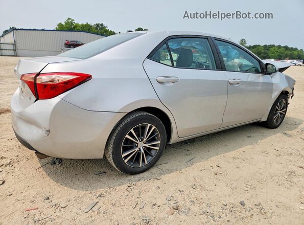 2T1BURHE2KC218208 2019 TOYOTA COROLLA Silver Հետևի աջ