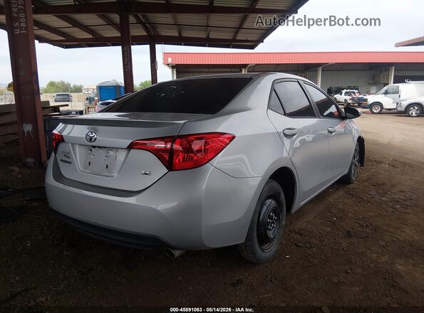 2T1BURHE2KC232836 2019 TOYOTA COROLLA Silver Tył prawy