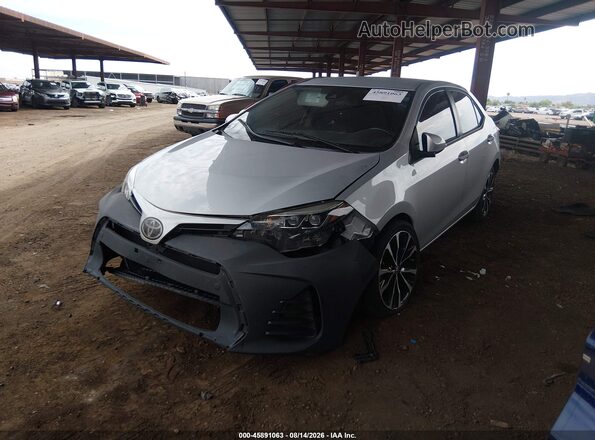 2T1BURHE2KC232836 2019 TOYOTA COROLLA Silver Przód lewy
