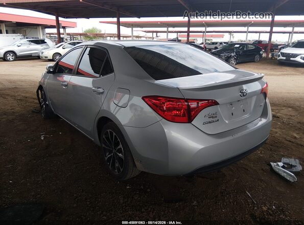 2T1BURHE2KC232836 2019 TOYOTA COROLLA Silver Tył lewy