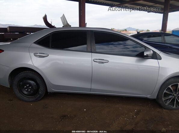 2T1BURHE2KC232836 2019 TOYOTA COROLLA Silver Widok wnętrza z tyłu