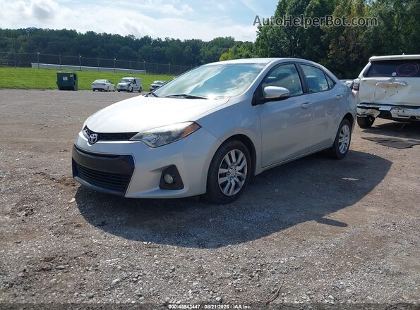 2T1BURHE3GC517584 2016 TOYOTA COROLLA Silver Vista tres cuartos delantera izquierda