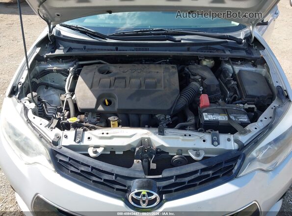 2T1BURHE3GC517584 2016 TOYOTA COROLLA Silver Vista trasera