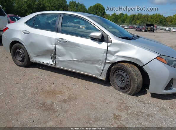 2T1BURHE3GC517584 2016 TOYOTA COROLLA Silver Vista frontal