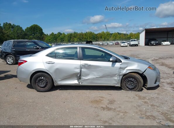 2T1BURHE3GC517584 2016 TOYOTA COROLLA Silver Vista interior trasera