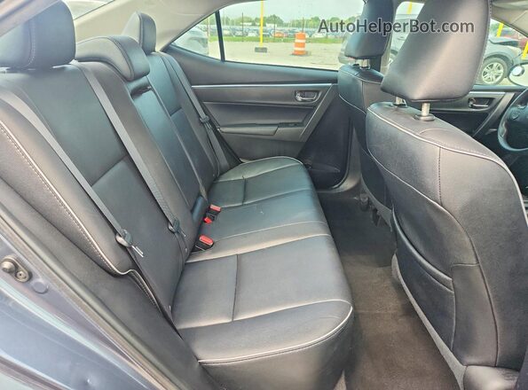 2T1BURHE3GC549452 2016 TOYOTA COROLLA Gray Rear seats view