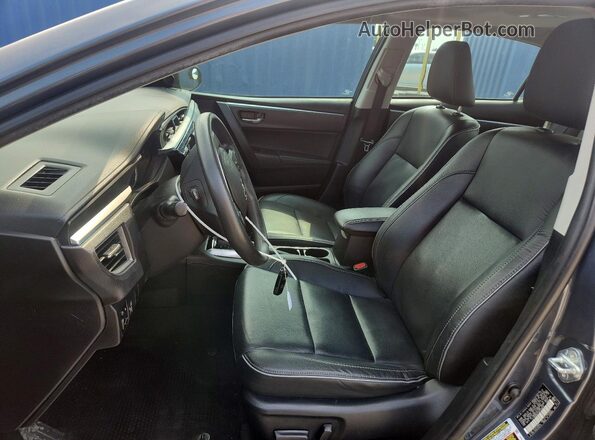 2T1BURHE3GC549452 2016 TOYOTA COROLLA Gray Front interior view