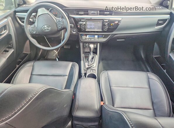 2T1BURHE3GC549452 2016 TOYOTA COROLLA Gray Dashboard view