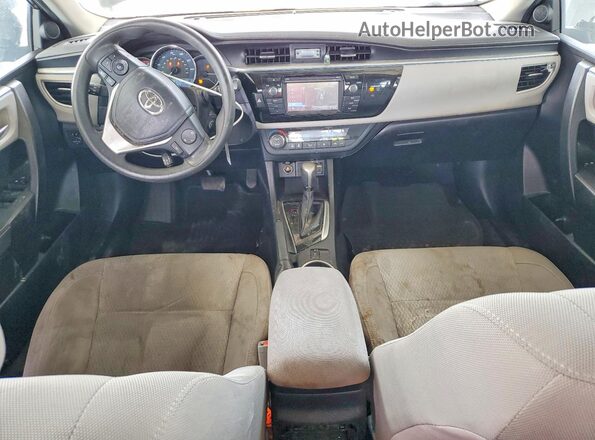 2T1BURHE3GC553453 2016 TOYOTA COROLLA Blue Vista del salpicadero