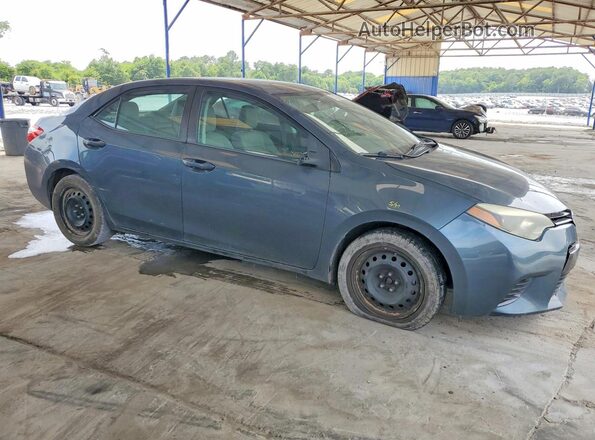 2T1BURHE3GC553453 2016 TOYOTA COROLLA Blue Delantero derecho