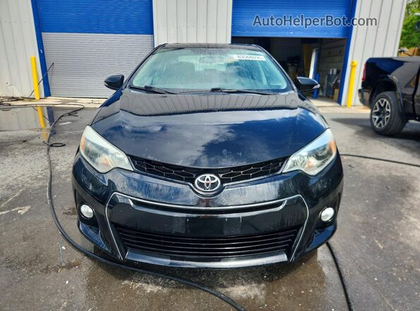 2T1BURHE3GC562816 2016 TOYOTA COROLLA Black Դիմացի տեսք