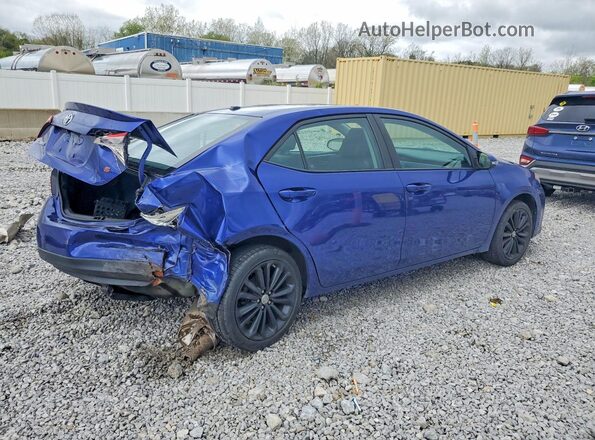 2T1BURHE3GC570480 2016 TOYOTA COROLLA Blue Rear right