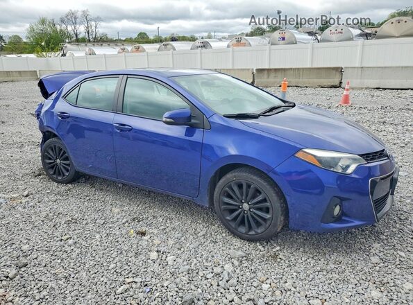 2T1BURHE3GC570480 2016 TOYOTA COROLLA Blue Front right