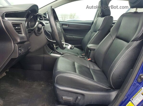 2T1BURHE3GC570480 2016 TOYOTA COROLLA Blue Front interior view