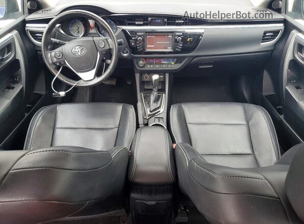2T1BURHE3GC570480 2016 TOYOTA COROLLA Blue Dashboard view