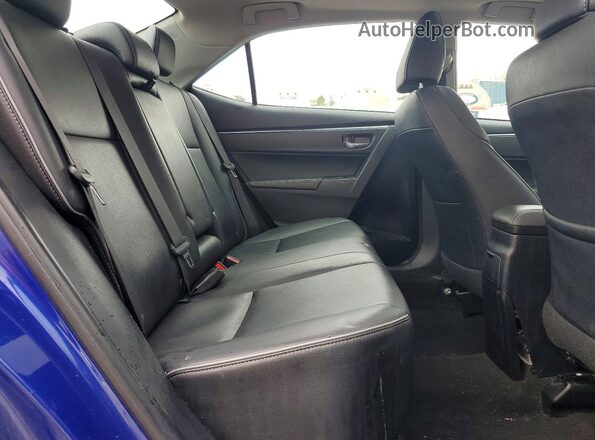 2T1BURHE3GC570480 2016 TOYOTA COROLLA Blue Rear seats view
