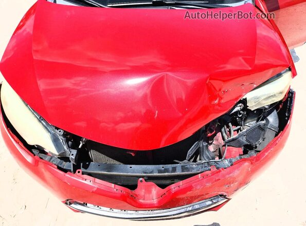 2T1BURHE3GC584864 2016 TOYOTA COROLLA Красный Вид задней части салона