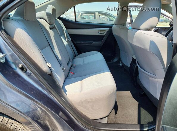 2T1BURHE3GC589031 2016 TOYOTA COROLLA Blue უკანა სავარძლების ხედი