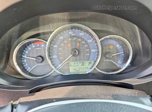 2T1BURHE3GC589031 2016 TOYOTA COROLLA Blue ხელსაწყოთა პანელის ხედი
