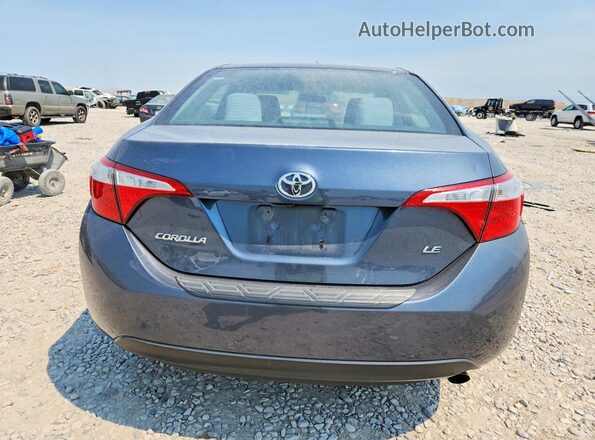 2T1BURHE3GC589031 2016 TOYOTA COROLLA Blue უკანა ხედი