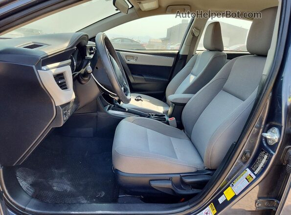 2T1BURHE3GC589031 2016 TOYOTA COROLLA Blue წინა სალონის ხედი