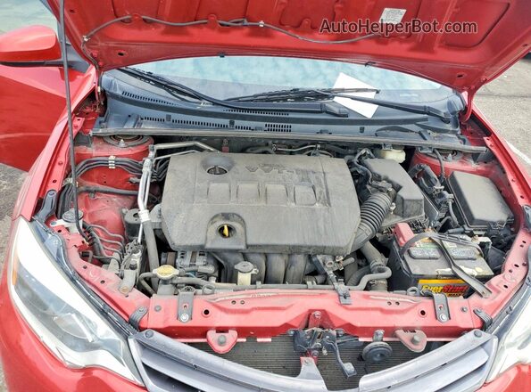 2T1BURHE3GC608337 2016 TOYOTA COROLLA Red Widok wnętrza z tyłu