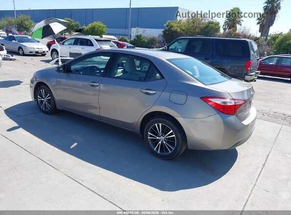 2T1BURHE3GC625445 2016 TOYOTA COROLLA Silver Rear left