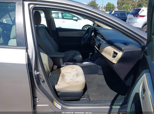 2T1BURHE3GC625445 2016 TOYOTA COROLLA Silver Front interior view