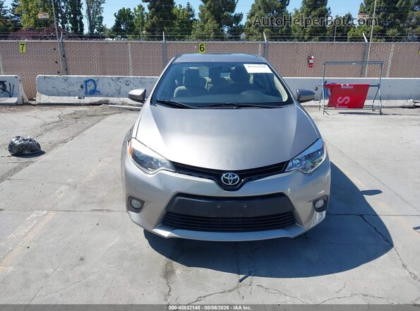 2T1BURHE3GC625445 2016 TOYOTA COROLLA Silver Instrument cluster view