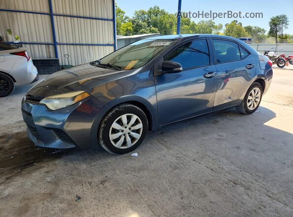 2T1BURHE3GC642536 2016 TOYOTA COROLLA Gray Trasero izquierdo