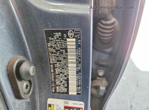 2T1BURHE3GC642536 2016 TOYOTA COROLLA Gray 