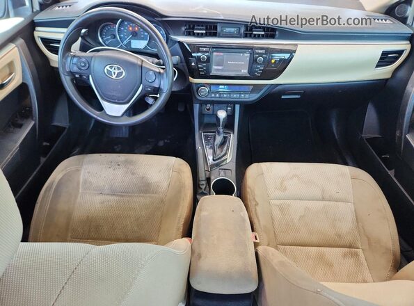 2T1BURHE3GC642536 2016 TOYOTA COROLLA Gray 