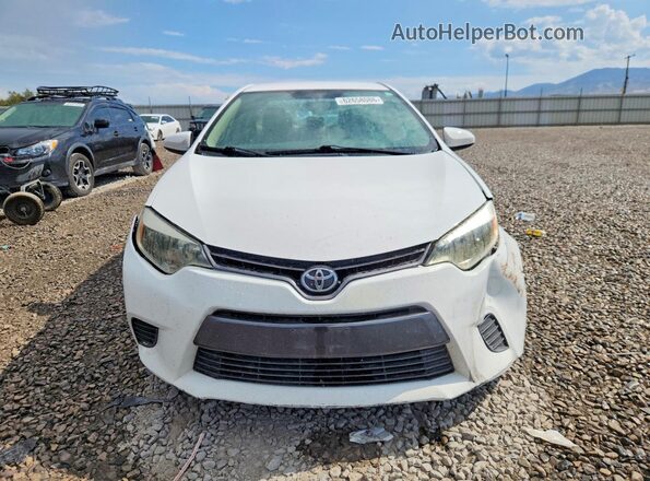 2T1BURHE3GC676816 2016 TOYOTA COROLLA White Դիմացի տեսք