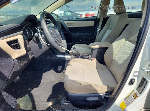 2T1BURHE3GC676816 2016 TOYOTA COROLLA White Սալոնի դիմացի տեսք
