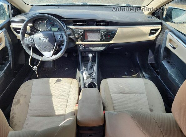 2T1BURHE3GC676816 2016 TOYOTA COROLLA White Առջևի վահանակի տեսք