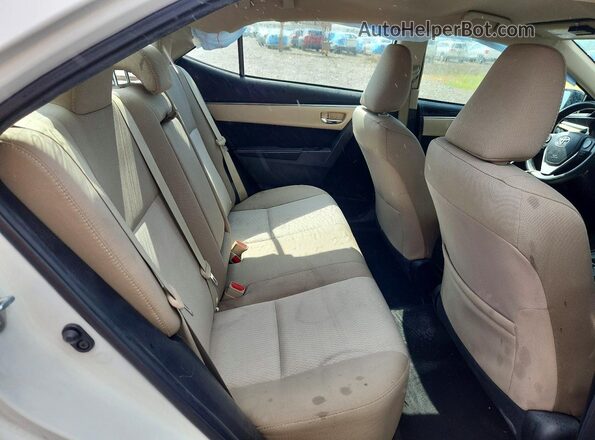 2T1BURHE3GC676816 2016 TOYOTA COROLLA White Հետևի նստատեղերի տեսք